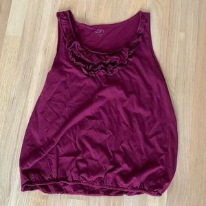 LOFT maroon tank top